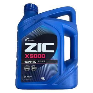 ZIC X5000 15W40 4L 지크 X5000 디젤엔진오일
