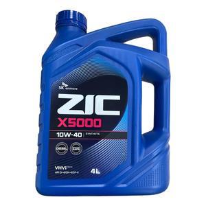 ZIC X5000 10W40 4L 지크 X5000 디젤엔진오일
