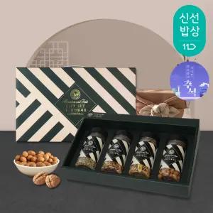 [산과들에] 프리미엄 견과류 추석 선물세트 / 더드림(4구) 견과 간식 보틀 용기형 명절 선물세트