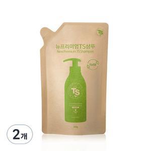 TS 뉴프리미엄 리필용 샴푸 라벤더향, 500g, 2개 헤어케어