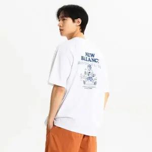 [뉴발란스]M 뉴발란스반팔티 RQK NBNEE21523-10 UNI NB Boy 보스턴 반팔티 (OVER FIT)