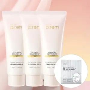 메이크프렘 콜라겐 모이스처 클렌징 밤 100ml 3개 (+콜라겐 겔마스크 3매)