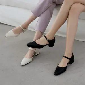 베레나 메리제인 스트랩 플랫슈즈 펌프스 여성단화 3cm