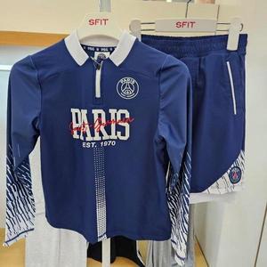 [에스핏] HC30 PSG 반집업 래쉬가드 세트 파리생제르맹 주니어 수영복 상하의 4부 (S37547169)