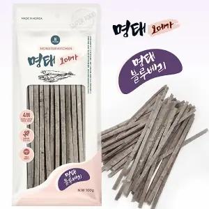 몬스터키친 명태오메가 100g - 블루베리 5+1강아지간식 영양 스틱 애완동물 반려 애견