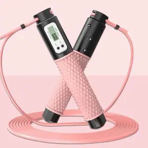 2in1 실리콘 디지털 스마트 줄넘기 실내 실외 무선 줄넘기 실내줄넘기 스마트줄넘기 디지털줄넘기
