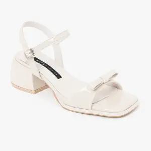 세라에디션 여성 힐 가죽 샌들 5.5CM O24S207