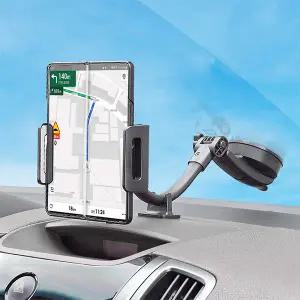 ST2186 갤럭시탭 A/A7/A8/S7/S8 태블릿 스마트폰 차량용 견고한 흡착식 거치대