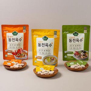한닢쿡 코인육수 60정 (진한맛 20정+시원한맛20정+홍게맛20정) 외