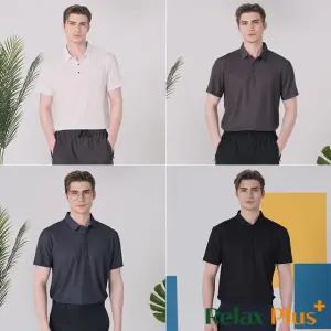 [Relax Plus]남성 시어서커 반팔 카라티 1종