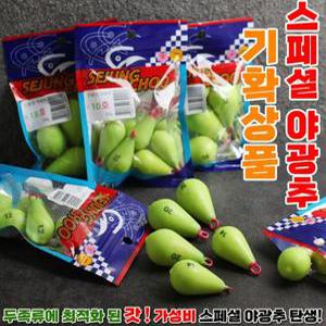 야광봉돌  친환경야광추