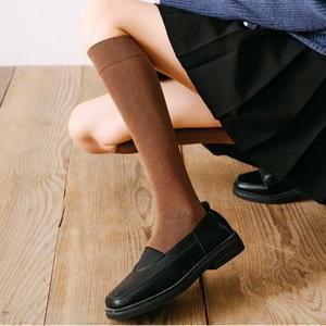 여성 기본 니삭스 블랙/그레이/브라운
