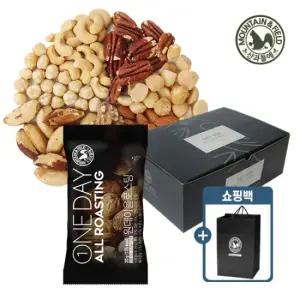 [산과들에] 볶음하루견과 원데이올로스팅 50봉 추석선물세트 (+쇼핑백)