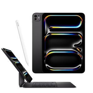 Apple 아이패드 프로 13 7세대 M4 WiFi 스탠다드 글래스 256GB 블랙+펜슬프로+매직키보드/SD