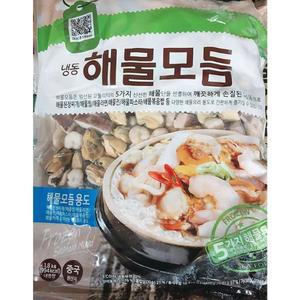 냉동 모듬해물믹스 탕국 해물전 짬뽕 손질해산물 1.8k