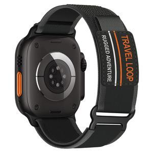 Apple 시계 밴드 용 스트랩 44mm 40mm 49mm 41mm 45mm 38mm 42mm 트레일 루프 팔찌 iWatch Ultra 2 시리즈 7 6 5 3 se 8 9 10 46mm