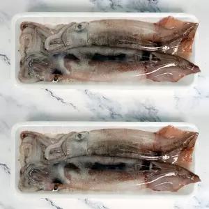 국내산 서해안 오징어 대사이즈 4미 (2마리 X 2팩 / 800g 내외)