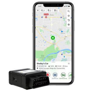 자동차, 성인, 차량, 부모, 청소년, , 4G(전화 앱 )를 위한 실시간 위치 GPS 보고서가 포함된 MOTOsafety OBD 차량 추적기, 추적기 및 모니터링 시스템