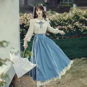 개화기의상 복고풍원피스 경성의복 졸업사진