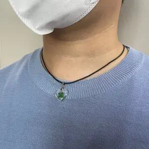 행운고리 투명 네잎클로버 키링 (WFJY311)
