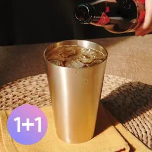 놋담 방짜유기 롱맥주컵 1+1(총 2P)