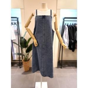 [대구백화점] [미스칸트]더블 스트랩 데님 롱 원피스 (KOOPO301)