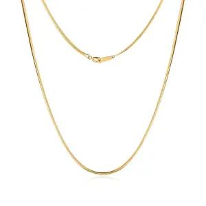 갤러리아 [모룬] 14K 1.2mm 센슈얼 스네이크 뱀줄 체인 목걸이 MON40695