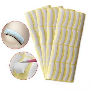 100/500pcs 속눈썹 연장 종이 패치 눈 패드 팁 아래 속눈썹 접목 스티커 자연 속눈썹 메이크업 종이 접착