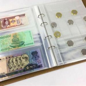 옛날 지폐 화폐앨범 보존 희귀 우표 수집 컬렉션 세계주화 보관함 동전