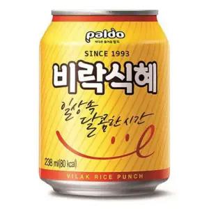 간식 과즙 팔도 탄산 238mlX24개 비락식혜 리빙.음료 생활 사무