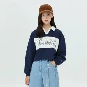[iami]KL65382 주니어 컬러블럭 맨투맨