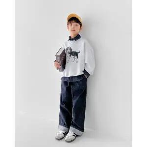 [리틀브로] (아동)비글띵맨투맨[티셔츠BFGT81A]