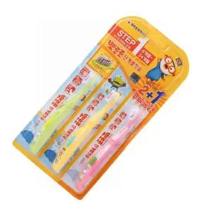 뽀로로 단계별 칫솔 STEP1 6~24개월 3P 유아 아기