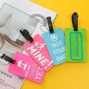 캐리어 네임택 4종세트 러기지택 골프 여행 가방 이름표 네임태그