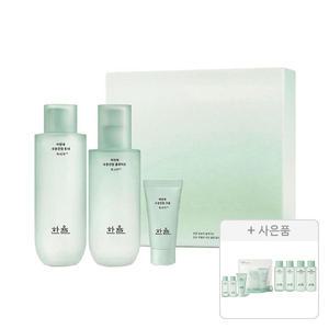 한율 어린쑥수분진정2종세트, 1개+증정(어린쑥 3종 키트, 1개+플루이드(견 18ml(23, 2개+토너_18ml (견(23,2)