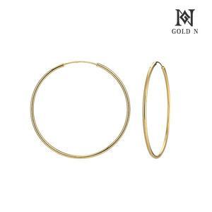 [골드앤] 14K 심플링 18mm 귀걸이 YG