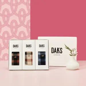 [롯데백화점]닥스 여성, 남성 양말 3족 선물세트 모음 9종 택 1 (선물포장+쇼핑백증정)
