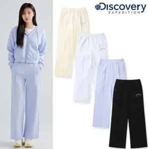 [디스커버리](강남점)[24S/S] 디스커버리 DWTP42041 여성 트레이닝 세미와이드 팬츠 면스판 바지