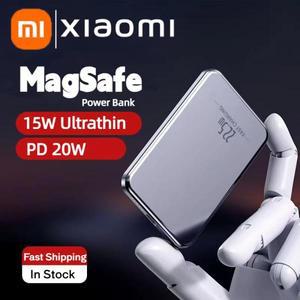 Xiaomi 울트라 슬림 Mac 안전 고속 충전 보조 배터리 30000mAh(자기/iPhone/고속 충전/자석/무선