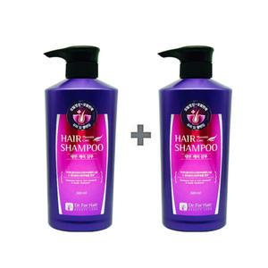 닥터포헤어 태반 케어 샴푸 500ml x 2개