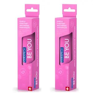 큐라덴 BEYOU 잇몸 불소 치약 미백 구취 제거 핑크 2P BNS
