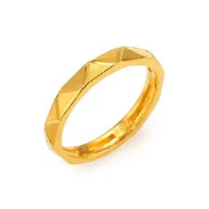 갤러리아 여자 순금 반지 피라미드 컷팅 24K 3.75g 애끼 검지