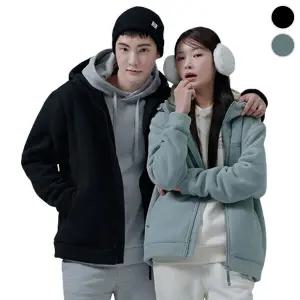 (체이스컬트) 공용 폴라폴리스 보아 본딩 HOOD ZIP-UP/2Color