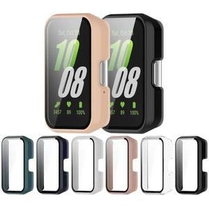 Samsung Galaxy Fit 3 용 케이스 + 유리 액세서리 올라운드 안티 스크래치 Pc 범퍼 화면 보호기 커버
