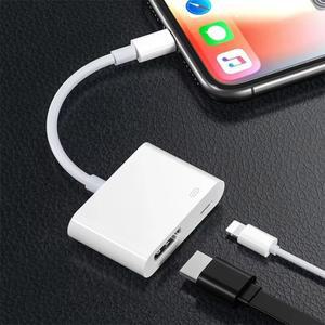 캡처보드 IOS 전화 HDMI HD 변환기 1080P 플러그 플레이 동기화 화면 회의 가족 TV iPhone 13 14 디지털 오디오 AV