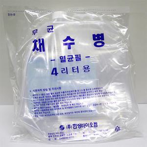 한성 무균채수병 4리터 HSB065 (65개입)-수질검사용