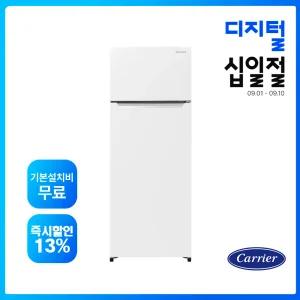 캐리어 211L 2도어 소형 사무실 자취 냉장고 화이트 KRDT-211WEM1[공식인증/빠른설치/
