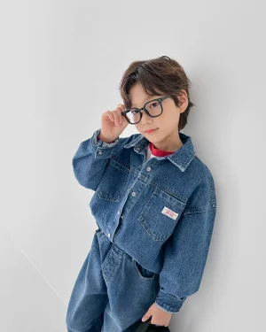 (리틀브로) (아동)브로하이데님셔츠[티셔츠BFG71073C]