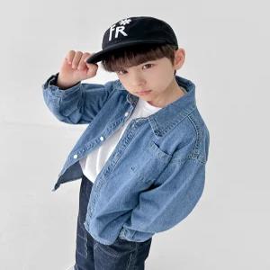 (리틀브로) (아동)어센틱데일리데님셔츠[셔츠BFG7638B]