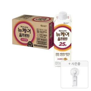 뉴케어 올프로틴  고소한맛 245ml, 24입, 1개 + 증정 (접이식 고리형 선풍기 110g ,1개